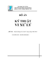 Thiết kế đồng hồ số LED 7 đoạn dùng VĐK 8051