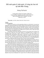 Đổi mới quản lý nhà nước về công tác lưu trữ tại tỉnh Bắc Giang