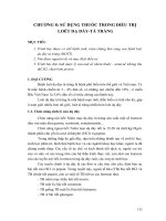 SỬ DỤNG THUỐC TRONG ĐIỀU TRỊ  LOÉT DẠ DÀYTÁ TRÀNG