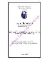 Kiến trúc và định hướng ứng dụng lte tại việt nam trong tương lai