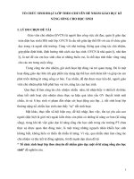 SÁNG KIẾN KINH NGHIỆM  Ổ CHỨC SINH HOẠT LỚP THEO CHUYÊN ĐỀ NHẰM GIÁO DỤC KĨ NĂNG SỐNG CHO HỌC SINH