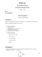 Bài Báo Cáo Môn Thí Ngiệm Kĩ Thuật Số