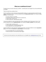 What are conditional forms