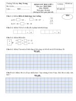 Đề thi khảo sát học sinh giỏi lớp 1 môn toán năm học 2013 2014 trường tiểu học duy trung, quảng nam