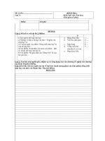 ĐỀ KIỂM TRA NGỮ VĂN 7 (VĂN HỌC ) KI II