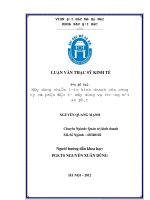 Xây dựng chiến lược kinh doanh của công ty cổ phần đầu tư xây dựng và thương mại an phát