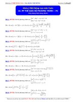 Luyện thi đại học môn toán phương pháp thế giải hệ phương trình phần 2 Thầy Đặng Việt Hùng