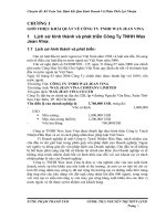 Báo cáo thực tập tốt nghiệp môn kế toán thương Mại