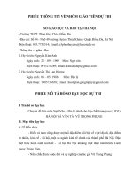 Chuyên đề liên môn ngữ văn + địa lý dành cho lớp chất lượng cao (11d1)  hà nội và văn tài vũ TRỌNG PHỤNG