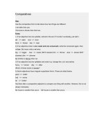 Comparatives (So sánh hơn)