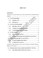 Xây dựng cơ cấu vốn tối ưu tại công ty CP thanh bình h t c việt nam