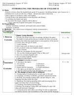 GIÁO án ANH văn lớp 10 mới NHẤT