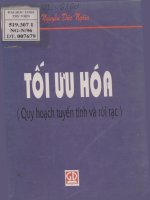 Tối ưu hóa (Quy hoạch thực nghiệm)