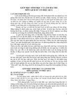 Sáng kiến kinh nghiệm  GIÚP HỌC SINH HỌC VÀ LÀM BÀI THI MÔN LỊCH SỬ CÓ HIỆU QUẢ