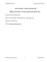 bài dự thi dạy học tích hợp liên môn giảng dạy bài 22  vệ sinh hô hấp