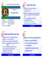 Bài giảng môn Tài chính Tiền tệ Chương 1 ThS Vũ Quang Kết