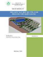 Dự án nhà máy xay bột đá vôi làm phân bón Kiên Giang