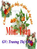 Giáo án bồi dưỡng toán lớp 2 Ôn tập các số đến 100 tham khảo (6)