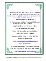 VẬN DỤNG KIẾN THỨC LIÊN môn tìm HIỂU về tự NHIÊN, KINH tế   xã hội, LỊCH sử và CON NGƯỜI VÙNG bắc TRUNG bộ