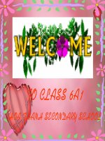 Bài giảng tiếng anh 6 unit 2 B12