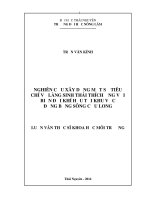 Nghiên cứu xây dựng một số tiêu chí về làng sinh thái thích ứng với biến đổi khí hậu tại khu vực đồng bằng sông cửu long