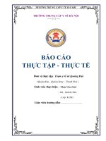 BÁO cáo THỰC tập y dược tại TRẠM y tế xã QUẢNG đại