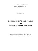 Chính sách giáo dục của Đài Loan từ năm 1979 đến năm 2013