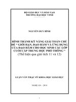 Một số định lý điểm bất động đối với các ánh xạ thỏa mãn điều kiện co cyclic trong không gian mêtric riêng