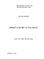 Môđun con bé và ứng dụng