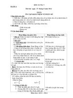 Giáo án Toán lớp 5. Đủ 35 tuần