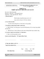 đồ án môn học thiết kế phân xưởng reforming xúc tác