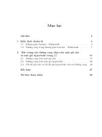 Đặc trưng của đường cong nằm trên mawth giả cầu và mặt giả hyperbolic trong không gian lorentz - minkowski 3 chiều