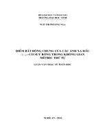 Điểm bất động chung của các ánh xạ hầu  co suy rộng trong không gian mêtric thứ tự
