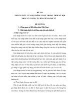 THÁCH THỨC CỦA HỆ THÔNG THUẾ TRONG THỜI KỲ HỘI NHẬP VÀ TOÀN CẦU HÓA NỀN KINH TẾ