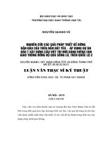 Xử lý đất yếu đầu cầu bằng Cọc xi măng đất