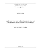 Giới hạn của dãy điểm bất động của dãy các ánh xạ trong không gian mêtric