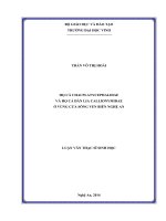 Họ cá chai platycephalidae và họ cá đàn lia callionymidae ở vùng cửa sông ven biển nghệ an