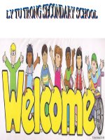 Bài giảng tiếng anh 6  Bài giảng tiếng anh 6  Unit 1