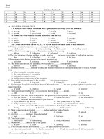 Mid term test version a