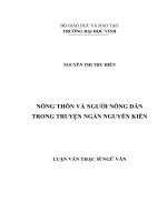 Nông thôn và người nông dân trong truyện ngắn nguyễn kiên