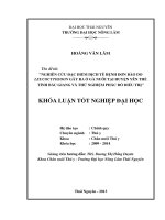 Nghiên cứu đặc điểm dịch tễ bệnh đơn bào do Leucocytozoon gây ra ở gà nuôi tại huyện Yên Thế  tỉnh Bắc Giang và thử nghiệm phác đồ điều trị