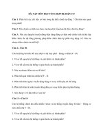 BÀI tập môn học TỔNG hợp hệ điện cơ