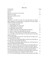 Nâng cao hiệu quả quản lý hoạt động nghiên cứu khoa học của đội ngũ cán bộ , giảng viên trường dự bị đại học dân tộc sầm sơn