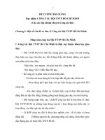 Đề cương học phần công tác đội TNTP Hồ Chí Minh