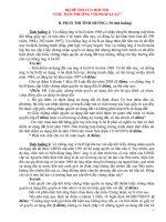 Câu hỏi và đáp án đề thi chủ tịch phường với việc thực hiện pháp luật