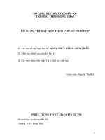 bài dự thi dạy học tích hợp liên môn bài 16 SÓNG  THỦY TRIỀU  DÒNG BIỂN