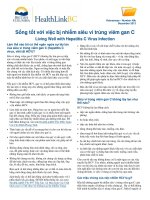 Sống tốt với việc bị nhiễm siêu vi trùng viêm gan C - Living Well with Hepatitis C Virus Infection