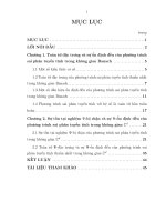 Toán tử đặc trưng của phương trình sai phân tuyến tính