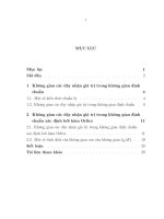 Về không gian các dãy nhận giá trị trong không gian định chuẩn xác định bời hàm orlicz