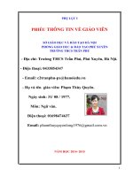 bài dự thi dạy học tích hợp liên môn dạy tiết 57 một thứ quà của lúa non cốm môn ngữ văn lớp 7